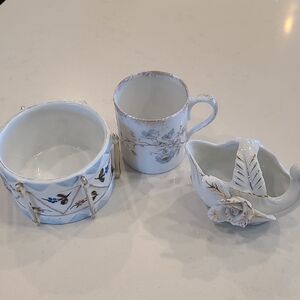 Vintage Floral Ceramic Dish Set